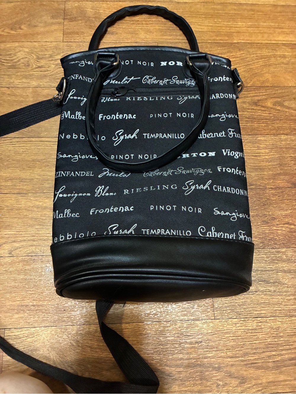Insulated Wine/Drink Tote Bag with Top Handles